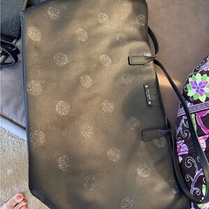 Kate Spade Black and Gray Shoulder Bag